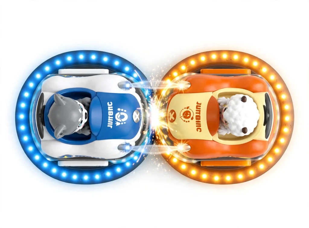 remote control bumper car for kids battle mode collision