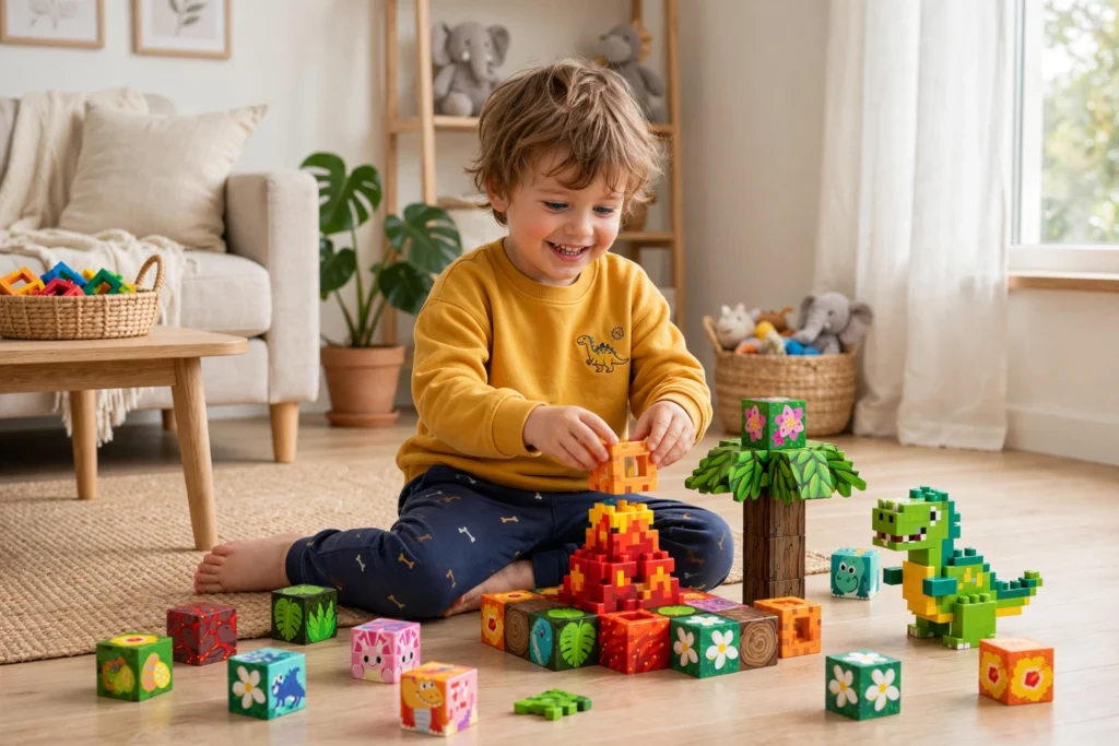 dinosaur magnetic building blocks 100pcs review