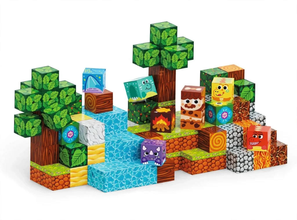 dinosaur magnetic building blocks 100pcs review