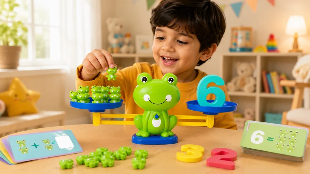 Frog Balance Math Toy Review: A Fun Way to Learn Counting and Addition