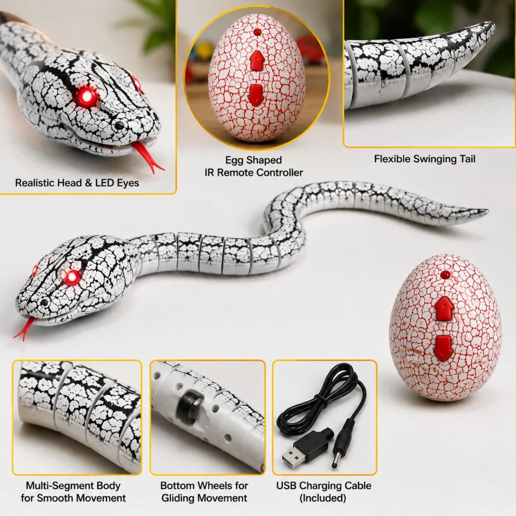 Innovation Snake 9909 A-D with remote controller, USB cable and retail box