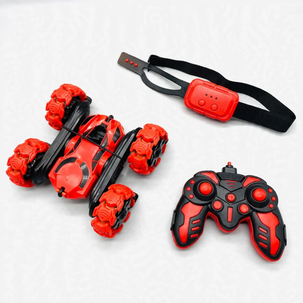 Explosive Wheel RC Stunt Car with remote and gesture controller